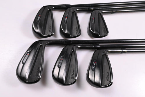 Titleist T100.S Ltd Edition Black Irons / 4-9i / Stiff Flex Project X LZ Shafts