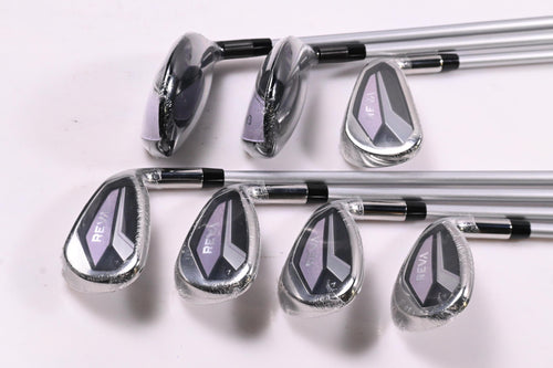 Ladies Callaway Big Bertha Reva Irons / 5-6H+7-PW+SW / Ladies Flex Callaway Shafts
