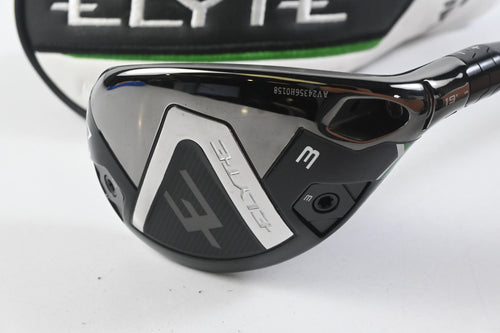 Callaway Elyte #3 Hybrid / 19 Degree / Stiff Flex Denali Charcoal 70 Shaft