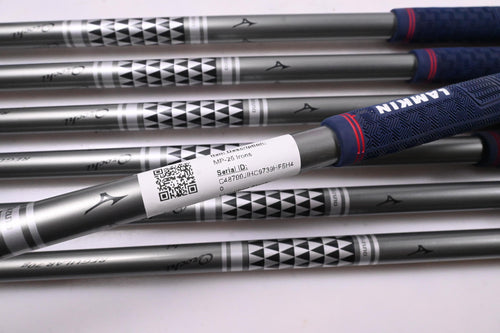 Left Hand Mizuno MP-25 Irons / 4-PW / Regular Flex Mizuno Orochi 70 Shafts