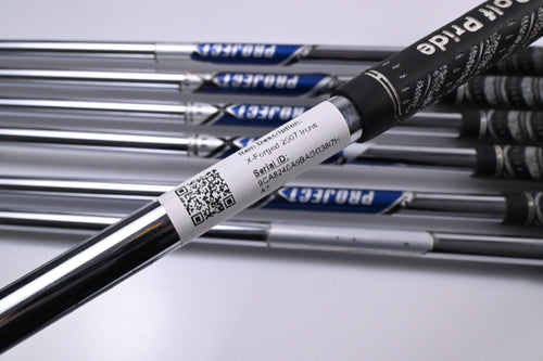 Callaway X-Forged 2007 Irons / 4-PW / Stiff Flex Project X Rifle Flighted Shafts