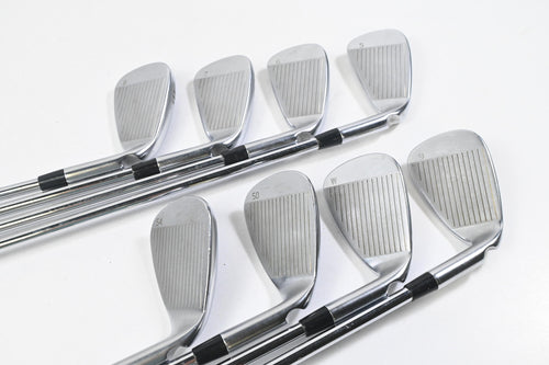 Left Hand Ping G430 Irons / 5-PW+GW+SW / Green Dot / Regular Flex Elevate MPH 95