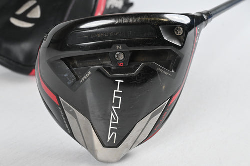 Taylormade Stealth Plus Driver / 9 Degree / Stiff Flex Hzrdus Smoke Yellow 60