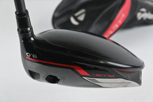 Taylormade Stealth Plus Driver / 9 Degree / Stiff Flex Hzrdus Smoke Yellow 60
