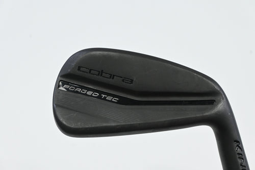 Cobra King Forged Tec 2023 Black #6 Iron / Stiff Flex KBS $-Taper Lite Shaft