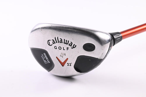 Callaway FT #4 Hybrid / 23 Degree / Regular Flex Aldila NVS Orange 85 Shaft