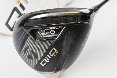 Taylormade Qi10 LS Driver / 9 Degree / Stiff Flex Hzrdus Smoke Black RDX 60