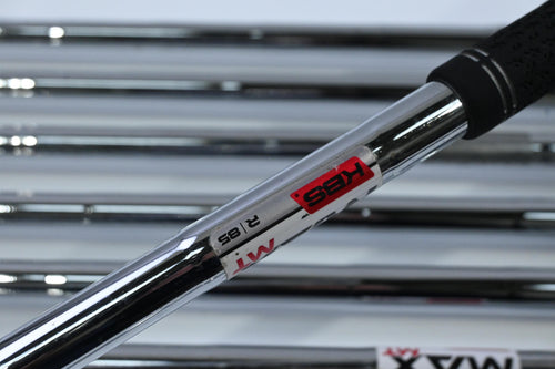 Left Hand Taylormade Qi Irons / 5-PW+AW+SW / Regular Flex KBS Max MT 85 Shafts
