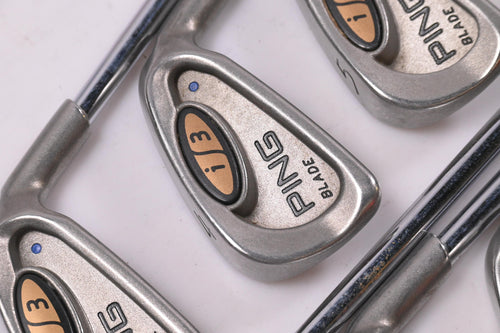 Ping i3 Irons / 3-PW+SW / Blue Dot / Stiff Flex Ping JZ Shafts