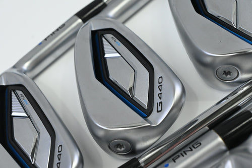 Ping G440 Irons / 6-PW+UW+56° / Blue Dot / Regular Flex Ping AWT 3.0 Shafts
