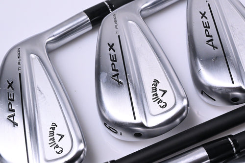 Callaway Apex Ti Fusion 250 Irons / 5-PW+GW / Regular Flex MMT 70 Shafts