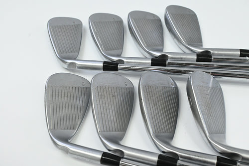 Ping G400 Irons / 4-PW+UW / Green Dot / Stiff Flex Ping AWT 2.0 Shafts