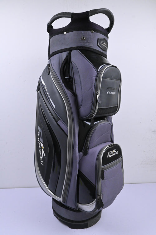 Powakaddy Premium Edition Cart Bag / 14-Way Divider / Grey & Black