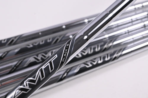 True Temper AMT Black Iron Shafts / Stiff Flex / Set of 6 / .355" Tip
