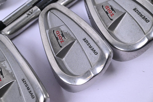 Mizuno T-Zoid O/S Irons / 3-PW+SW / Regular Flex Dynalite Gold R400 Shafts