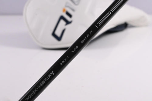 TaylorMade Qi10 Max Driver / 9 Degree / Stiff Flex Tensei AV Blue 65 Shaft