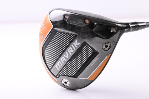 Callaway Mavrik Max Driver / 9 Degree / Stiff Flex HZRDUS Smoke Black 60 Shaft