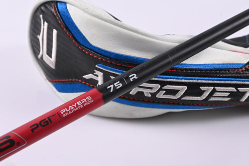 left Hand Cobra Aerojet #3 Hybrid / 19 Degree / Regular Flex KBS PGI 75 Shaft