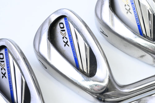 Left Hand XXIO Eleven Irons / 5-PW+AW+SW / Regular Flex NS Pro 860GH Shafts