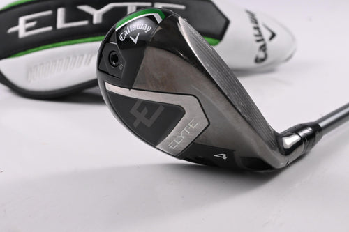 Callaway Elyte #4 Hybrid / 22 Degree / Stiff Flex Denali Charcoal 70 Shaft