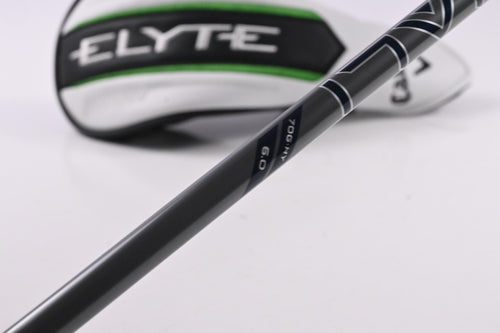 Callaway Elyte #4 Hybrid / 22 Degree / Stiff Flex Denali Charcoal 70 Shaft