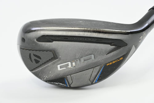 Taylormade Qi10 #4 Hybrid / 22 Degree / Regular Flex HZRDUS Gen5 Black 80