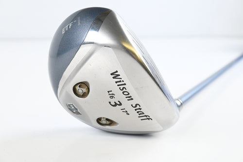 Ladies Wilson Staff LF6 #3 Wood / 17 Degree / Ladies Flex UST Nano Flex 54 Shaft