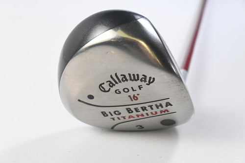 Callaway Big Bertha Titanium #3 Wood / 16 Degree / Firm Flex RCH 75 Shaft