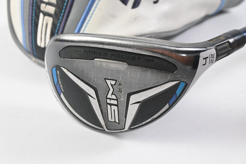Taylormade SIM Max #4 Hybrid / 22 Degree / Stiff Flex Ventus Blue 7 Shaft