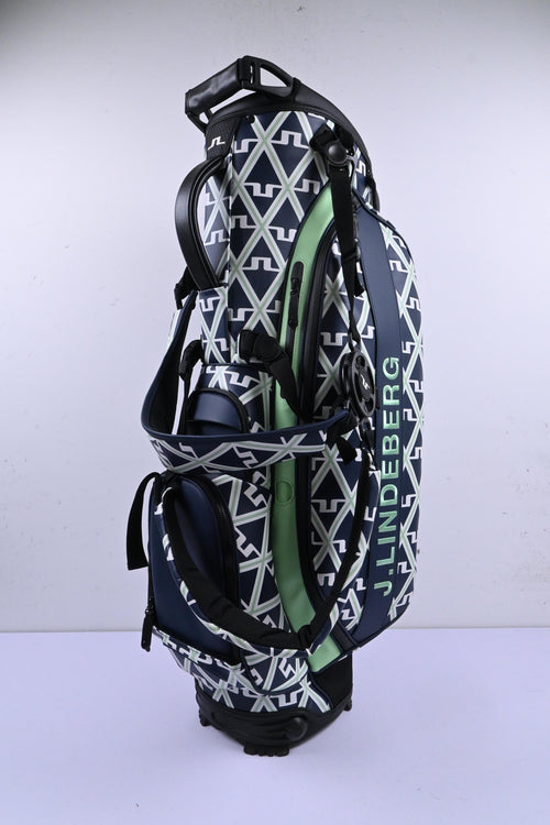 Vessel X J.Lindeberg Play Stand Bag / 6-Way Divider / Navy & Green