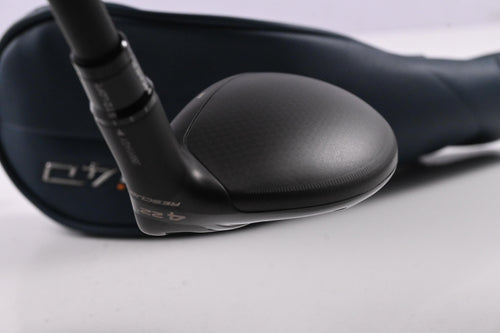 Taylormade Qi4D #4 Hybrid / 22 Degree / Stiff Flex REAX By KBS 75 Shaft