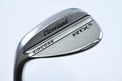 Left Hand Cleveland RTX 6 Zipcore Lob Wedge / 58 Degree / Wedge Flex DG Spinner