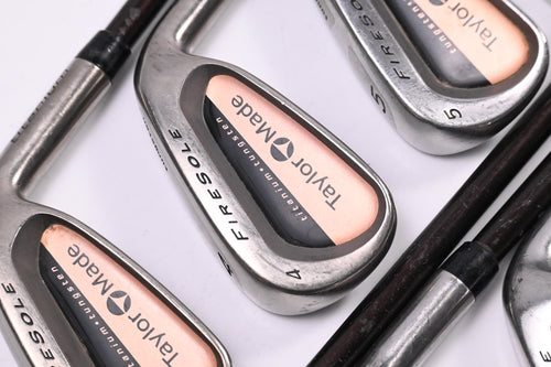 Taylormade Firesole Irons / 3-PW+SW / Regular Flex Taylormade Bubble 80 Shafts