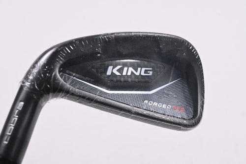 Left Hand Cobra King Forged Tec Black #4 Iron / 21 Degree / Stiff Flex KBS Tour