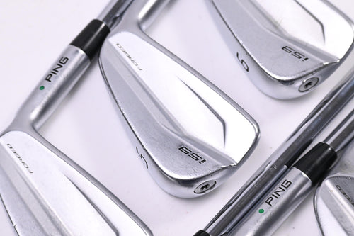 Ping i59 Irons / 4-PW / Green Dot / Stiff Flex Dynamic Gold 120 S300 Shafts