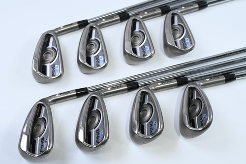 Ping G Series Irons / 4-PW+SW / White Dot / Regular Flex Ping AWT 2.0 Shafts