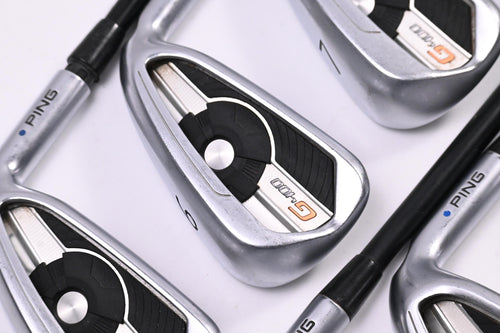Ping G400 Irons / 5-PW+GW+SW / Blue Dot / Regular Flex Ping Alta CB Shafts