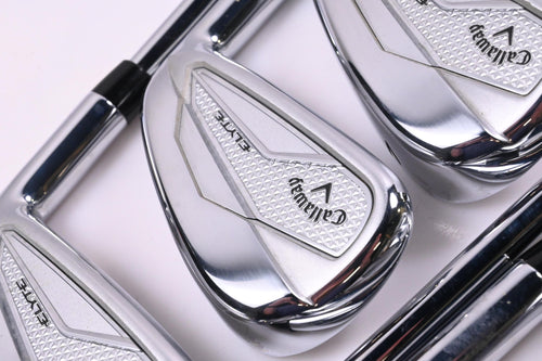 Callaway Elyte Irons / 5-PW+SW / Regular Flex Vector 80 Shafts