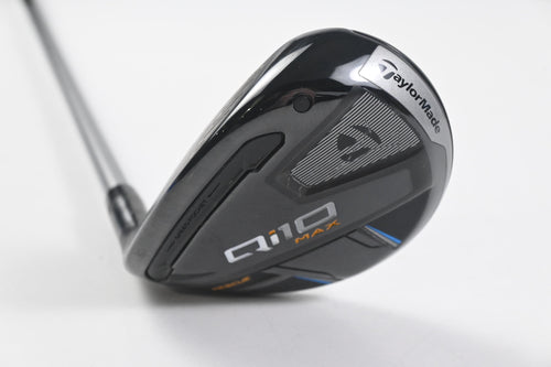 Left Hand Taylormade Qi10 Max #4 Hybrid / 23 Degree / Regular Flex Speeder NX 50