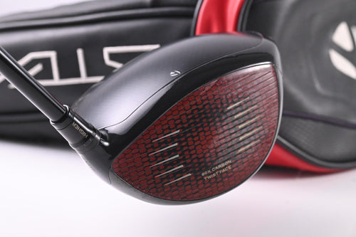 Left Hand Taylormade Stealth Plus Driver / 9 Degree / Stiff Flex HZRDUS Black 70