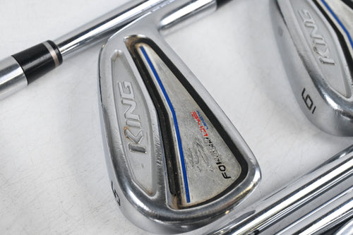 Cobra King Forged One Length Irons / 4-PW / Stiff Flex AMT Tour White Shafts