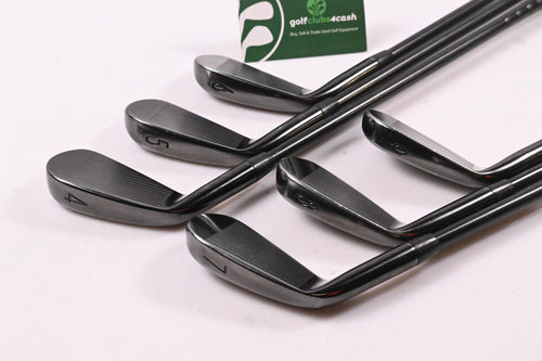Titleist T100.S Ltd Edition Black Irons / 4-9i / Stiff Flex AMT Red S300 Shafts