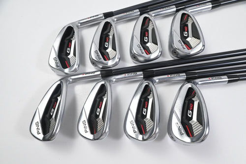 Ping G410 Irons / 5-PW+GW+SW / Orange Dot / Senior Flex Alta CB AWT Shafts