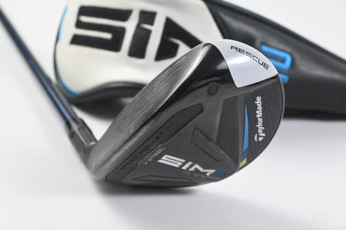 Left Hand Taylormade SIM2 Max #3 Hybrid / 19 Degree / Regular Flex Ventus Blue 6