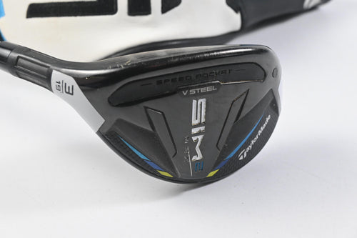 Left Hand Taylormade SIM2 Max #3 Hybrid / 19 Degree / Regular Flex Ventus Blue 6