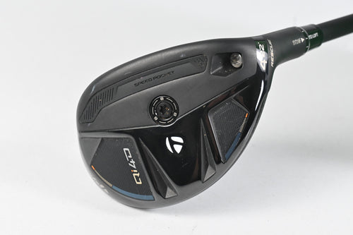 Taylormade Qi4D #4 Hybrid / 22 Degree / Senior Flex REAX By KBS White 55 Shaft