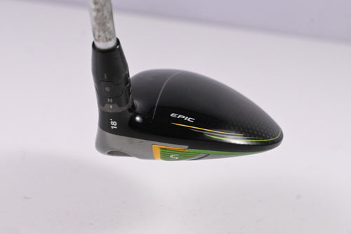 Callaway Epic Flash #5 Wood / 18 Degree / Regular Flex Aldila Ascent PL 50 Shaft