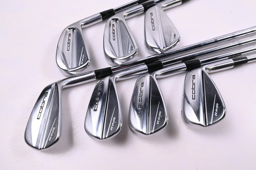 Cobra King CB/MB Combo Irons / 4-PW / Stiff Flex KBS $-Taper 130 Shafts