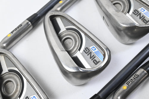 Ping G Series Irons / 5-PW+SW / Yellow Dot / Regular Flex Ping CFS 70 Shafts