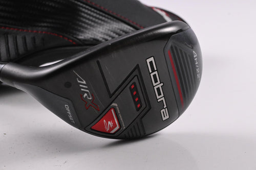 Left Hand Cobra Air-X #4 Hybrid / 22 Degree / Regular Flex Cobra Ultralite 50